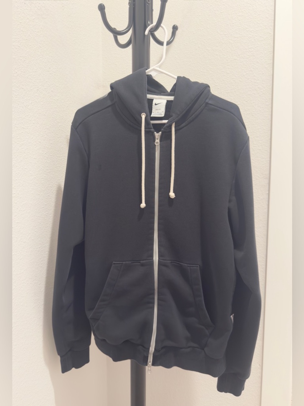 🖤 Nike Standard Issue Dri-Fit Full-Zip Black Basketball Hoodie